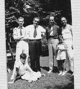 John Corbin, Michele Troilo, unkn, Louis with son Sal